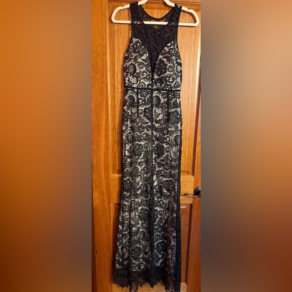 Stunning Black Lace Wedding Dress